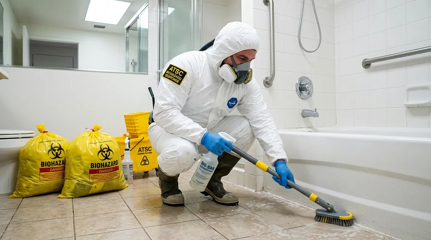 Decontamination equipment deployed for Blood Cleanup in Goldsboro